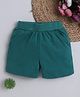 BABY NATION Cotton Knit Solid Shorts - Olive Green