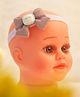BABY Charm Stone Embellished Bow Applique Detailed Headband - Purple