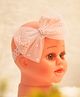 BABY Charm Pearl Embellished Bow Applique Detailed Headband - Baby Pink