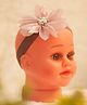 BABY Charm Pearl Embellished Floral Applique Detailed Headband - Onion Pink