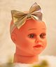BABY Charm Metallic Bow Applique Detailed Headband - Gold