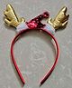 Kid-O-World Reindeer Horns Applique Detailed Hair Band - Golden