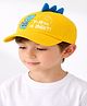 Vritraz Woven Dinosaur Printed Baseball Cap - Yellow - Circumference 52 - 56 Cm