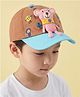 Vritraz Woven Teddy Applique Detailed Baseball Cap - Brown - Circumference 52-56 Cms