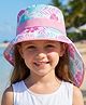 Vritraz Tropical Theme Printed Bucket Hat - Pink - Circumference 52 - 56 Cm