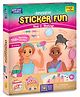 Imagimake Sticker Fun Hair & Makeup Activity Set with 150+ Reusable Stickers