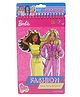 Barbie Fashion Girl Sticker Activity Book with Dress-Up Scenes- Multicolor
