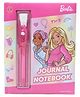 Barbie Journal NoteBook With Pen - Pink