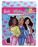 Barbie Fashion Design Portfolio 100+ Sticker & Stencil Activity Book With Instruction Pages - Multicolor