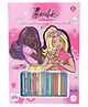 Barbie Coloring & Sketch Portfolio Set Art Activity Kit with Markers, Stampers & Stickers - Multicolor