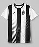 Pine Active Knit Half Sleeves Striped T-Shirt - Black