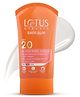Lotus Herbals Safe Sun Sunscreen Cream - Breezy Berry SPF 20 PA+, Sweat & Waterproof, 100 g