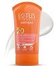 Lotus Herbals Safe Sun Sunscreen Cream Breezy Berry SPF 20 PA+, Sweat & Waterproof - 100g