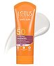 Lotus Herbals Safe Sun Uv Screen Mattegel SPF 50 PA+++ Ultra Soothing Sunscreen, Matte Look, 50g