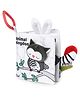 Baby Books  0-18 Months, Newborn Sensory Soft Books  High Contrast Touch & Feel Crinkle Cloth Books with Squeaker, Early Development Bath Gift Animal Kingdom