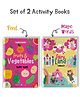 Copy Colour Activity Fairy Land and Fruits & Vegetables Combo Shrink Wrap Activity Book - English