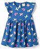 CUCUMBER Cotton Knit One Piece Dresses/Frocks Half Sleeves Multi Color 12-18 Months L