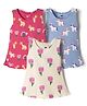 Simply Sinker Knit One Piece Dresses/Frocks Sleeveless M Multi Color 2-3 Years