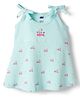 Simply Interlock Knit One Piece Dresses/Frocks Sleeveless S Aqua Blue 0-1 Month