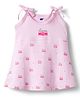 Simply Interlock Knit Sleeveless One Piece Dresses/Frocks Pink 1-3 Months