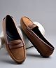Shoetopia Solid Loafers - Tan