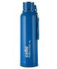Cello Puro Steel-X Benz 900 Inner Steel Insulated Water Bottle 900 ml, Blue | ISI Certified, BPA Free, Leakproof | Sturdy & Durable | Ideal for Office, College, Gym, Cycling, Camping & Outdoor Sports