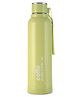 Cello Puro Steel-X Benz 900 Inner Steel Insulated Water Bottle 900 ml, Green  | ISI Certified, BPA Free, Leakproof | Sturdy & Durable | Ideal for Office,