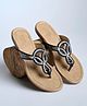 NZS Stones Embellished Sandals - Black