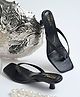 NZS Solid Heel Sandals - Black