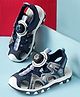 Cute Walk by Babyhug Velcro Closure Solid Sandals - Navy Blue