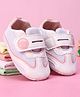 Babyoye Velcro Closure Solid Booties - Pink