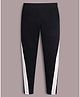 Cherry Crumble By Nitt Hyman Fleece Knit Side Taped Track Pant - Black