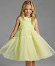 Cherry Crumble By Nitt Hyman Woven Sleeveless Ruffled Dress -  Yellow