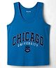 Smarty Boys Cotton Knit T-Shirt Sleeveless Round Neck Graphic Print Blue 3-4 Years