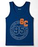 Smarty Boys Cotton Knit T-Shirts Sleeveless Navy 3-4 Years