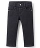 Simply Premium Denim Woven Full Length Solid Jeans - Black