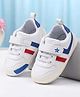 Cute Walk by Babyhug Velcro Closure Solid Booties - White