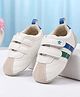Cute Walk by Babyhug Velcro Closure Solid Booties - White