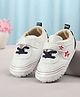 Cute Walk by Babyhug Velcro Closure Solid Booties - White