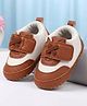 Cute Walk by Babyhug Velcro Closure Solid Booties - Brown