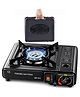 ADKD Portable Single Burner Gas Stove with Manual Ignition | Compact LPG Butane Stove for Camping, Kitchen & Outdoor Cooking