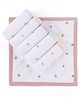 Zero Cotton Knit Hand & Face Towels With Fruit Print Pack of 6 L 24.5 x B 24 cm - Multicolor