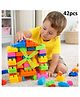 Sanjary 42 Pieces Kids Building Blocks Set with Storage Bag, Colorful Educational Construction Bricks Toy for Toddlers Creative Learning Play color design may vary