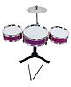 SANJARY Kids Jazz Drum Set  Musical Instrument Toy with Cymbal and Drumsticks, Educational Playset for Toddlers Color May Vary