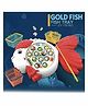 SANJARY Electric Goldfish Fishing Game Toy with Rotating Fish Music Lights Interactive Catching Game for Kids Family Fun color design may vary