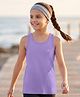 Pine Active Knit Sleeveless 4-Way Stretch Super-Soft Performance Solid T-Shirt - Lavender