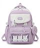 Happile Height 18.1 Inches Korean Fashion Cute Girls Backpack - Pink