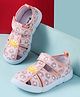 Cute Walk by Babyhug Velcro Closure Sandals with Elephant Print - Pink