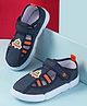 Cute Walk by Babyhug Velcro Closure Sandals with UFO Applique - Navy Blue