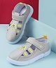 Cute Walk by Babyhug Velcro Closure Sandals with UFO Applique - Grey